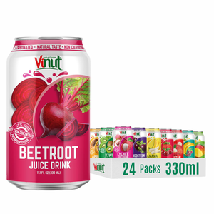 Pour VINUT 330ml de jus de betterave sans sucre prix d'usine marque privée Vietnam OEM/ODM fabricant échantillon gratuit - Product Image 1