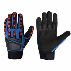 Gants de travail mécaniciens en cuir pour l'hiver, à doigts entiers, au meilleur prix, parmi les plus vendus, pour la construction et la sécurité au travail. - Product Image 1