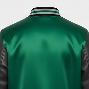 Veste de sport en satin pour homme, design haut de gamme, mode hiver, haute qualité, sur mesure. - Product Image 5