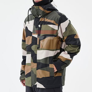 Chaqueta de Esquí Personalizada para Hombre con Estampado de Camuflaje, Cierre de Cremallera, Impermeable, Aislante Sintético, Ropa para la Nieve, Abrigo de Invierno para Exteriores 2026 - Product Image 4