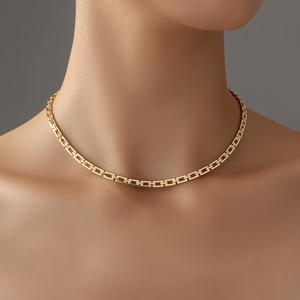 สร้อยคอทองคำแท้ 18K พร้อมจี้สวยงามสำหรับผู้หญิง เครื่องประดับทองคำแท้ 18K สร้อยทองคำแท้สั่งทำได้ - Product Image 4