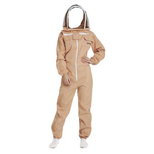 Beekeeper Protective <b>Suit</b> with Veil Tan Color Four Seasons Casual Wear Full Body Coverage Model SL-BKS-107 - Product Image 4