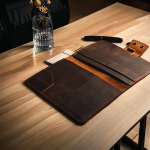 Factory Wholesale Direct High Quality Soft <b>Leather</b> Cover <b>Refillable</b> Journal With Pen Loop Customized Printing <b>Leather</b> Bookcover - Product Image 3