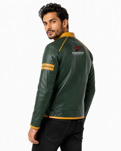 Premium Mens <b>Top</b> Grain Cowhide <b>Leather</b> Moto Jacket Modern Streetwear Style for Casual and Outdoor Wear Private Label Wholesale - Product Image 3