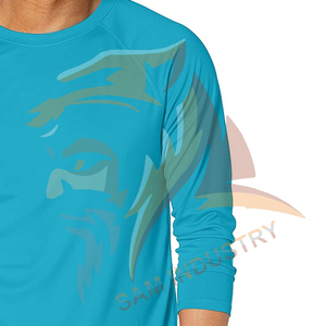 Camiseta de Manga Larga Transpirable y Ecológica con Cuello Redondo, Logotipo y Diseño Personalizados, 100% Algodón, Secado Rápido - Product Image 3