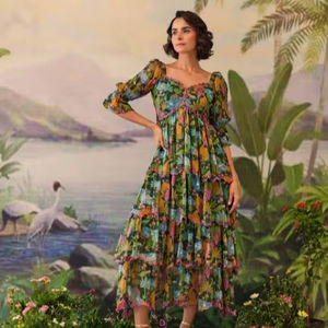 Nouvelle Robe Longue 2026 au Design Optimal, Respirante et Écoresponsable, avec Taille Basse, Décontractée pour l'Été, avec Poches, Lavable - Product Image 1