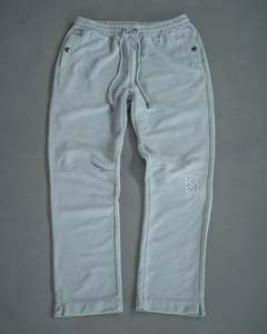 Pantalon de survêtement surdimensionné personnalisé avec logo, pantalon de survêtement ample à jambe large de haute qualité, pantalon épais pour homme, pantalon de survêtement basique uni Meeroos - Product Image 5