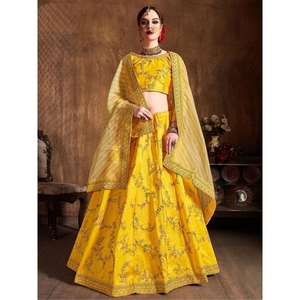 ชุดผ้าไหมหม่อนปักสีเหลืองน่าสนใจผ้า haldi - Product Image 6