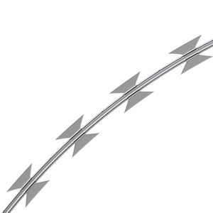 Fil barbelé rasoir galvanisé de 75 mètres (246 pieds) – 5 rouleaux de fil de clôture pour la sécurité - Product Image 6