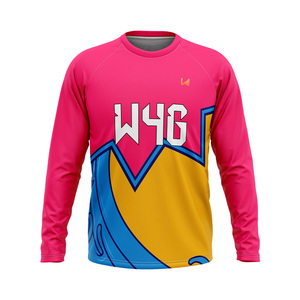 W4G Long Sleeve Crew Neck <b>Shirt</b> Sublimation Print Quick Dry Polyester Unisex Adult All Seasons Regular Fit Pullover Top - Product Image 4