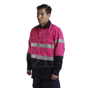 Welding Suit 6.5oz 100%Cotton <b>Long</b> Sleeve Flame-Retardant Anti-static Pearl Snaps Plaid Welding Smelting NFPA2112 Flash Safety - Product Image 2
