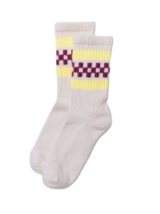 Calcetines a cuadros con estampado de logotipo personalizado para hombre y mujer, calcetines informales a rayas para uso diario elegante, fábrica de calcetines de Vietnam - Product Image 4