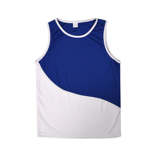 Wholesale Martial Arts Kick Boxing Uniform White And Blue Color Quick Dry Boxing Uniform For <b>Boxer</b> Kickboxing Vest Sets - Product Image 3