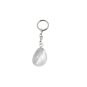 High quality Crystal Keychain Clear Crystal Tumbled <b>Key</b> Chine Natural Stone <b>Key</b> Holder Gifts for Women <b>Key</b> <b>Chain</b> wholesale - Product Image 4