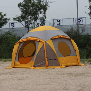 Carpas para exteriores, carpas glamping para 4-5 personas, diseño octagonal, origen Vietnam, fibra de vidrio, equipo de camping impermeable, carpa para campistas - Product Image 2