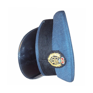 High Quality Scarlet Red Marching Band <b>Cap</b> Beret Plume Hackle <b>Plain</b> Daily Use 100% Wool Four Seasons Wholesale Officers <b>Cap</b> - Product Image 4