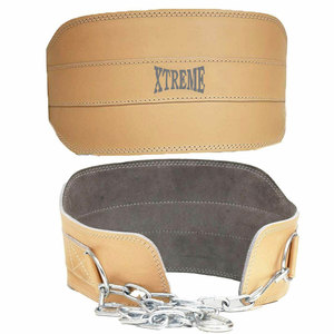 Ceinture de musculation en cuir de vachette respirant personnalisée pour hommes avec anneau de chaîne, idéale pour l'haltérophilie et l'entraînement de force - Product Image 6