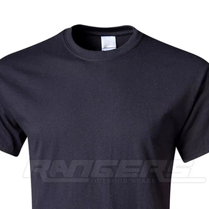 T-shirt en coton noir pour hommes, dernier design, polyester de haute qualité, mode décontractée, coupe classique, personnalisable, vente en gros de t-shirts - Product Image 3