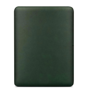 Green Leather <b>Laptop</b> <b>Sleeve</b> Case with Magnetic Closure and Protective Interior <b>Laptop</b> Cover - Product Image 1