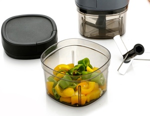 เครื่องกดผัก Vistaar เครื่องเตรียมอาหารด้วยตนเอง หัวหอม ผัก Mincer เครื่องบด เครื่องบด เครื่องปอกเปลือก ด้ามนุ่ม เครื่องบดสับกระเทียมมือถือ - Product Image 2