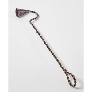 Brass <b>Candle</b> Snuffer With Long Twisted Handle Heat Resistant For Home Decoration Vintage <b>Candle</b> <b>Wick</b> Snuffer On Sale - Product Image 4