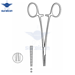 Pinzas Micro Halsted de 12.5 cm (5 Pulgadas), Rectas, Extra Delicadas, de Acero Inoxidable Premium, Hemostáticas, para Microcirugía - Product Image 2
