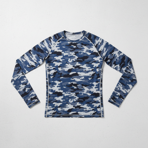 Oem Custom Logo <b>Compression</b> <b>shirt</b> Quick Dry Fabric UPF 50 Solid Color Long Sleeve <b>Shirts</b> Tops <b>Men</b> Rash Guard - Product Image 6