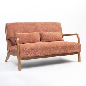 Modern Adjustable Boucle Fabric 2 Seater <b>Sofa</b> Solid <b>Wood</b> <b>Frame</b> Foam Filled Luxury Upholstered Loveseat <b>for</b> Apartment Hotel Use - Product Image 6