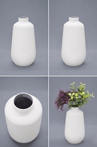 Florero y Centro Premium de gran oferta con recubrimiento en polvo blanco, el mejor diseño para el hogar, jarrón decorativo interior y exterior, jarrón de moda - Product Image 4
