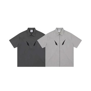 Camisas ligeras de poliéster estampadas para hombre, camisas de verano para hombre de manga corta, precio asequible, camisas informales. - Product Image 1