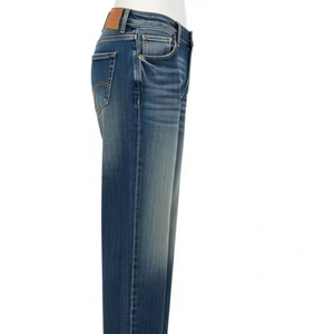 Jeans de Mezclilla Lavada para Hombre, Mezcla de Algodón y Spandex, Ajuste Elástico, Tela Resistente, Cómodos, Ropa Casual, Pantalones de Mezclilla a la Moda - Product Image 5