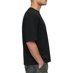 T-shirts courts à col rond 100 % coton, dernière mode, haute qualité, coupe ample, personnalisables avec logo, tissu épais - Product Image 3