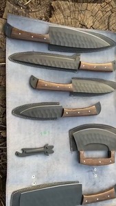 Ensemble de couteaux de chef en acier damas forgé à la main, couteaux de cuisine faits sur mesure, 6 pièces - Product Image 2