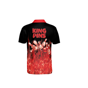เสื้อโปโลโบว์ลิ่งแบบซับลิเมชั่นสั่งทำจากโรงงานขายส่ง ราคาถูก ออกแบบได้ตามต้องการ เสื้อเจอร์ซีย์โบว์ลิ่งสำหรับเยาวชน - Product Image 6