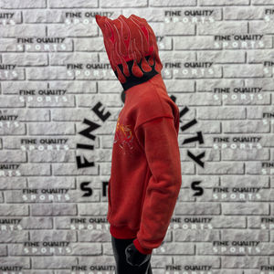 Private label bling hoodie full face <b>zip</b> custom cotton fleece oversized rhinestone hoodie low moq - Product Image 6