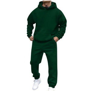 Ensemble de survêtement décontracté pour homme en mélange de coton, personnalisable (marque privée, OEM, ODM), tenue de sport décontractée - Product Image 5