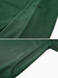 Polo de Manga Corta para Hombre, Color Verde Oscuro, Diseño Casual Transpirable, Corte Regular, Color Sólido, Tejido de Piqué, Camisa de Golf - Product Image 4