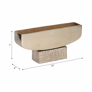 Unique U Shape Decorative Bowl Can Be Used For Flowers Elegant Vase Style And Home Decor Centerpiece <b>Table</b> Use From india - Product Image 6