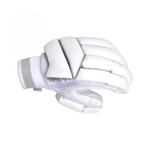 Guantes de bateo de críquet con protección reforzada para los dedos, guantes de bateo de alto impacto, guantes de bateo de críquet con palma de cuero completo de alta densidad - Product Image 3
