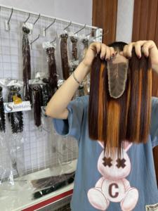 มัดผมทรงตรงทำจากโครงผมมนุษย์เวียดนามเกรด12A - Product Image 4