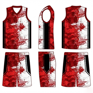 Fabricant de vêtements de basketball personnalisés, ensemble maillot et short assortis - Product Image 1