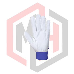 Gants de protection pour mécaniciens en cuir croûte personnalisés, anti-vibration, antidérapants, anti-coupure, antistatiques, avec manchette tricotée - Product Image 2