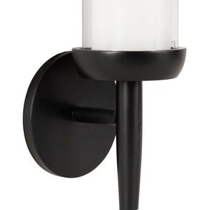 Porte-bougie mural noir en bois moderne et élégant à 1 bras, support décoratif suspendu pour bougies, idéal pour l'intérieur de la maison, les fêtes et les événements, à prix avantageux - Product Image 6