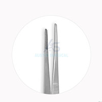 Pince à tissus manuelle en acier inoxydable de qualité chirurgicale AUSTIN SURGICAL, certifiée CE, avec alignement précis des pointes, prise ferme et ergonomique