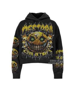 Nouvel ensemble de survêtement d'hiver personnalisé de haute qualité, coupe-vent, respirant, avec sweat à capuche zippé et poches latérales, effet délavé soleil - Product Image 6