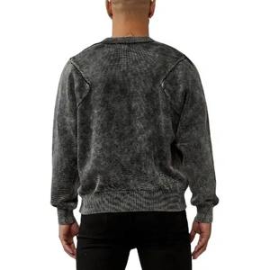 Sweat-shirt à capuche pour homme le plus vendu, séchage rapide, col rond, effet délavé, respirant, logo personnalisé, nouveau style - Product Image 5