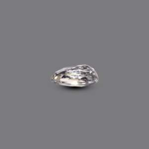 Loose Oval Cut White Zircon Gemstone 4.45 Carat 20x30mm Lab Created for Fine Jewelry - Product Image 3