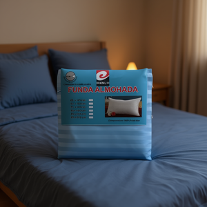 Housse de coussin et taie d'oreiller bleue 45x105 cm FUNDA ALMOHADA Catégorie de produit - Product Image 2