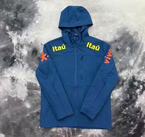 Chaqueta Cortavientos Personalizada con Bloques de Color, Ligera, para Correr al Aire Libre, con Cremallera Completa y Capucha, Ropa Deportiva para Hombre y Mujer - Product Image 2