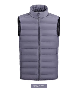 Chaleco Acolchado Impermeable con Cierre, Unisex, Personalizable (OEM), para Invierno, Tallas Grandes, sin Mangas, con Bolsillos, Venta al Por Mayor - Product Image 5